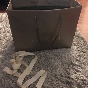 Vintage Gucci shopping bag with original ribbon
